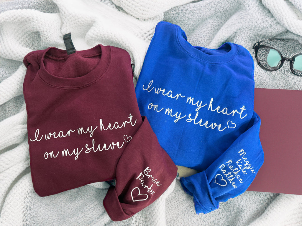 I wear my heart on my sleeve