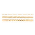 white daisy + juno bracelet triple stack (3+4mm)