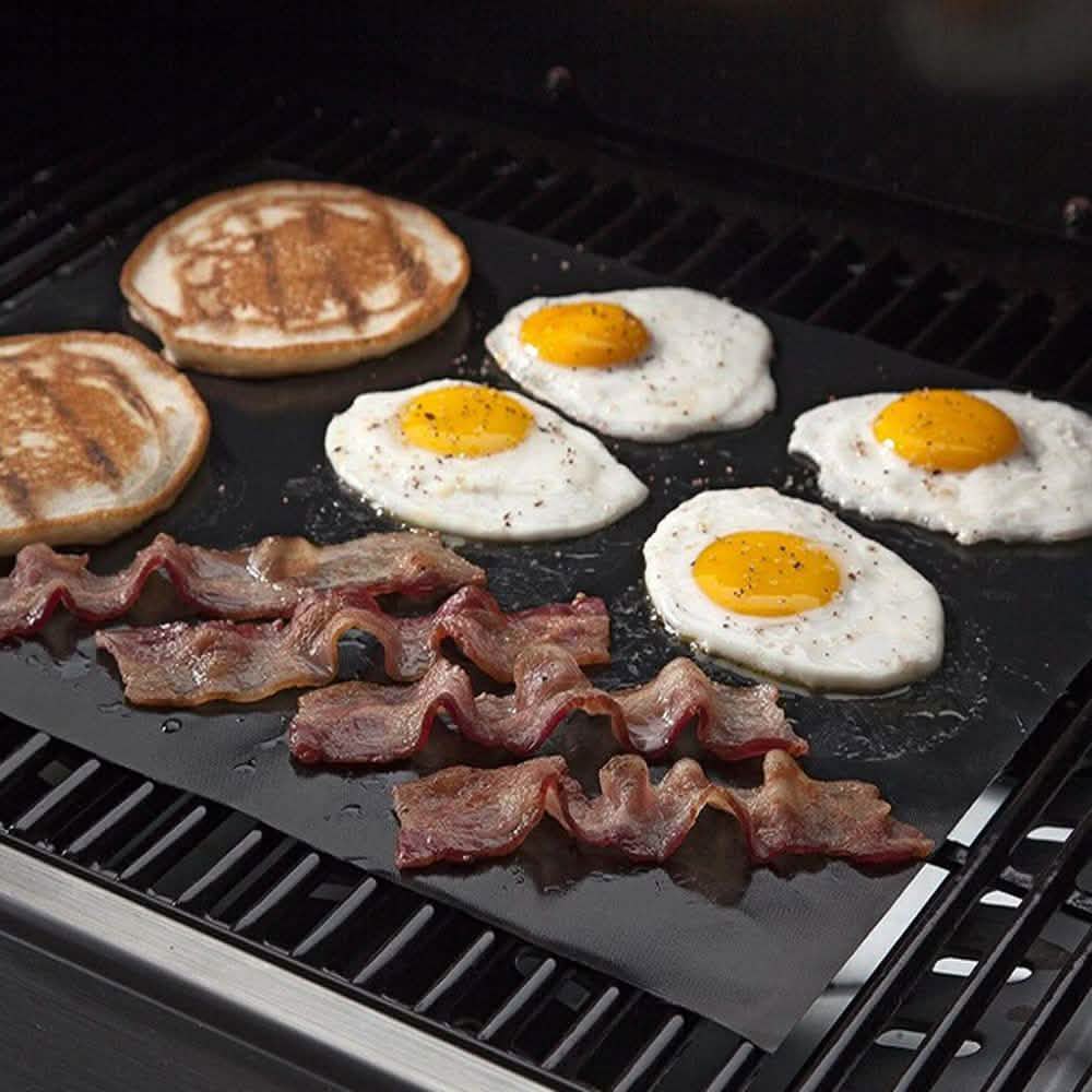3-Pack: Non-Stick BBQ Grill Mats