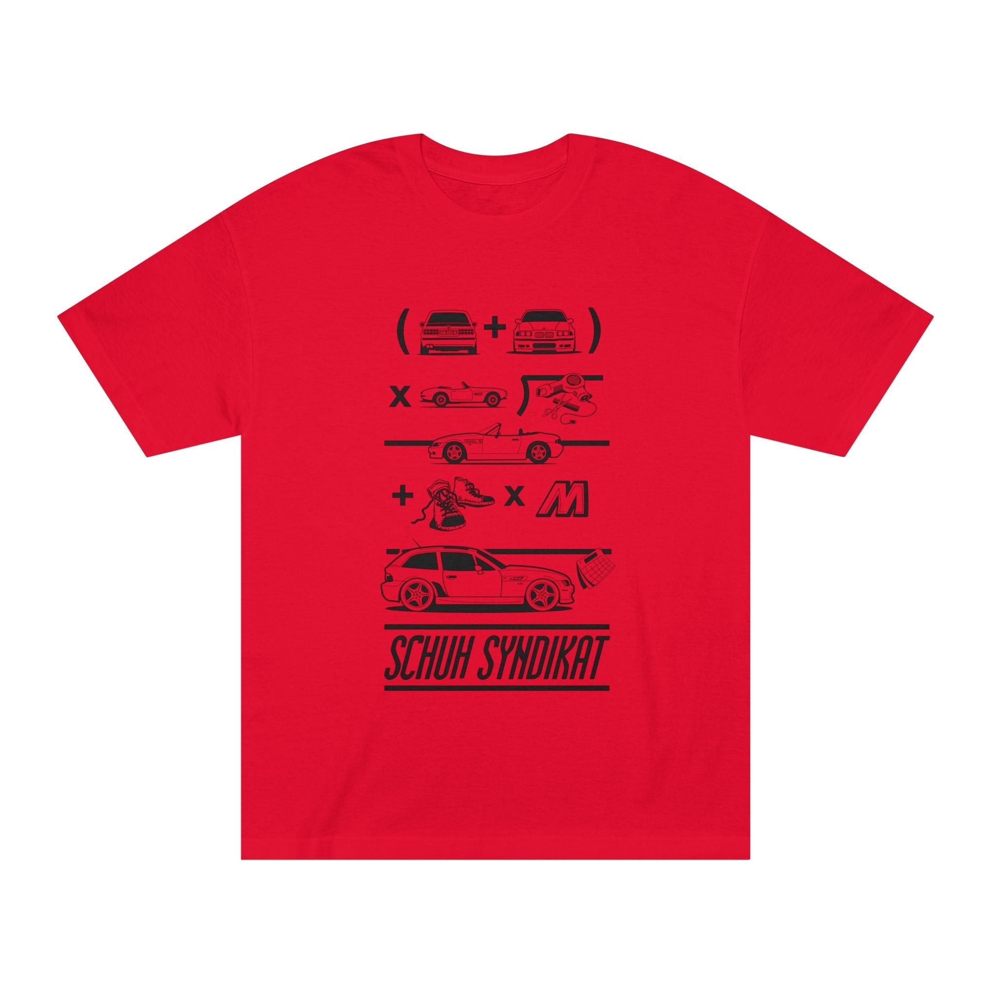 Schuh Syndikat, Clownshoe Math Tee - Unisex American Apparel Classic T-Shirt