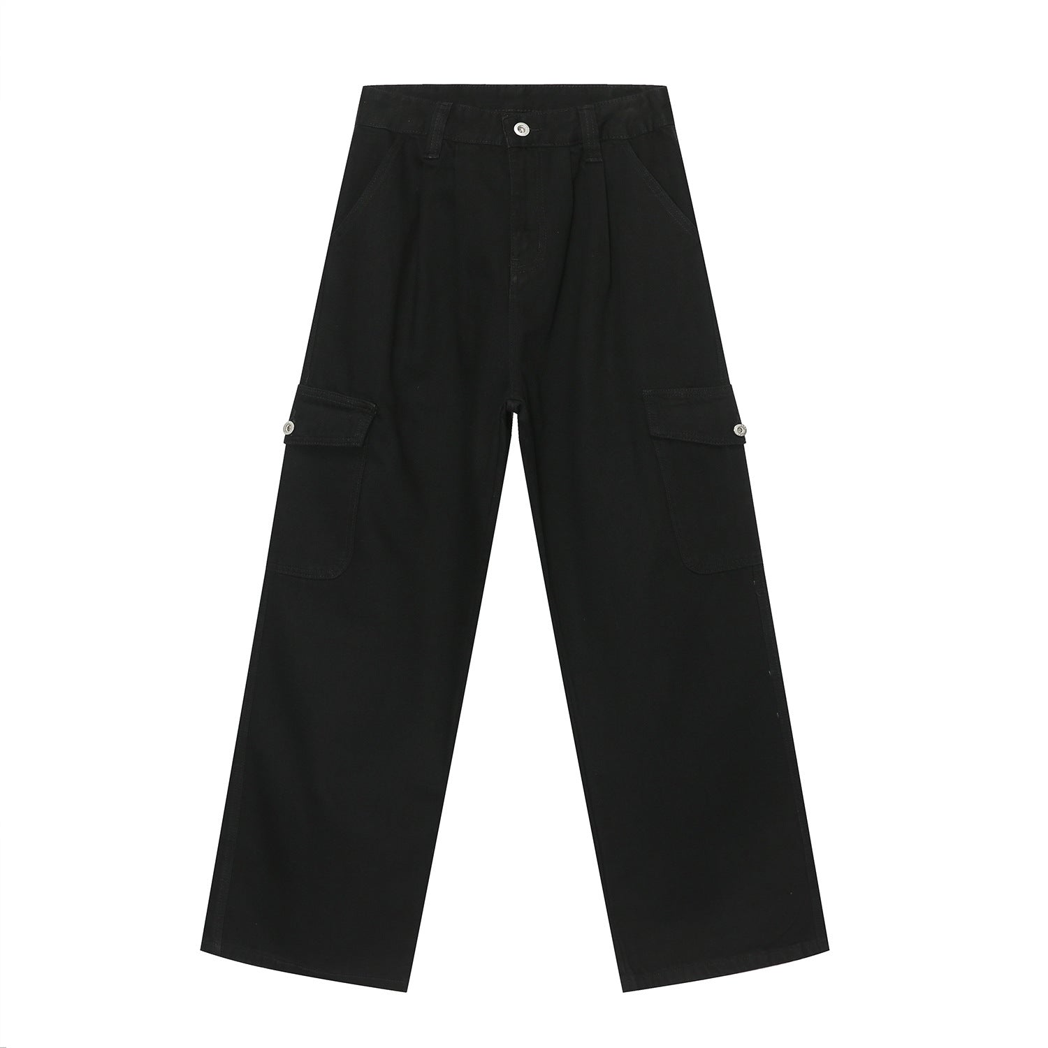 Wide Leg Jeans with Pockets