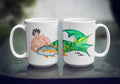 Black Haired Merman Coffee Mug 15 oz 8345CM15