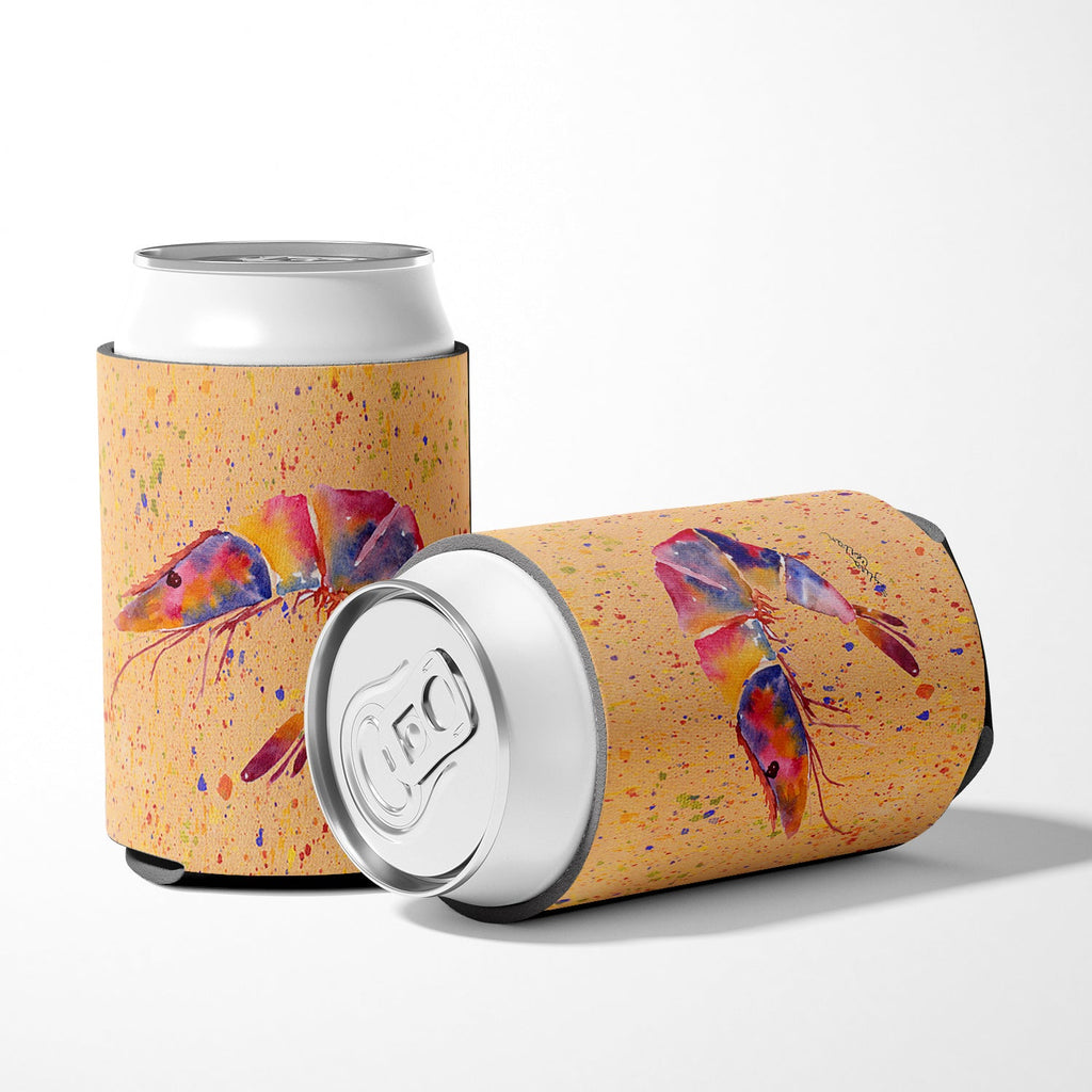 Shrimp Can or Bottle Hugger Cooler Sleeve for Standard 12 oz Cans, Insulated Foam Beer & Soda Can Hugger Reusable