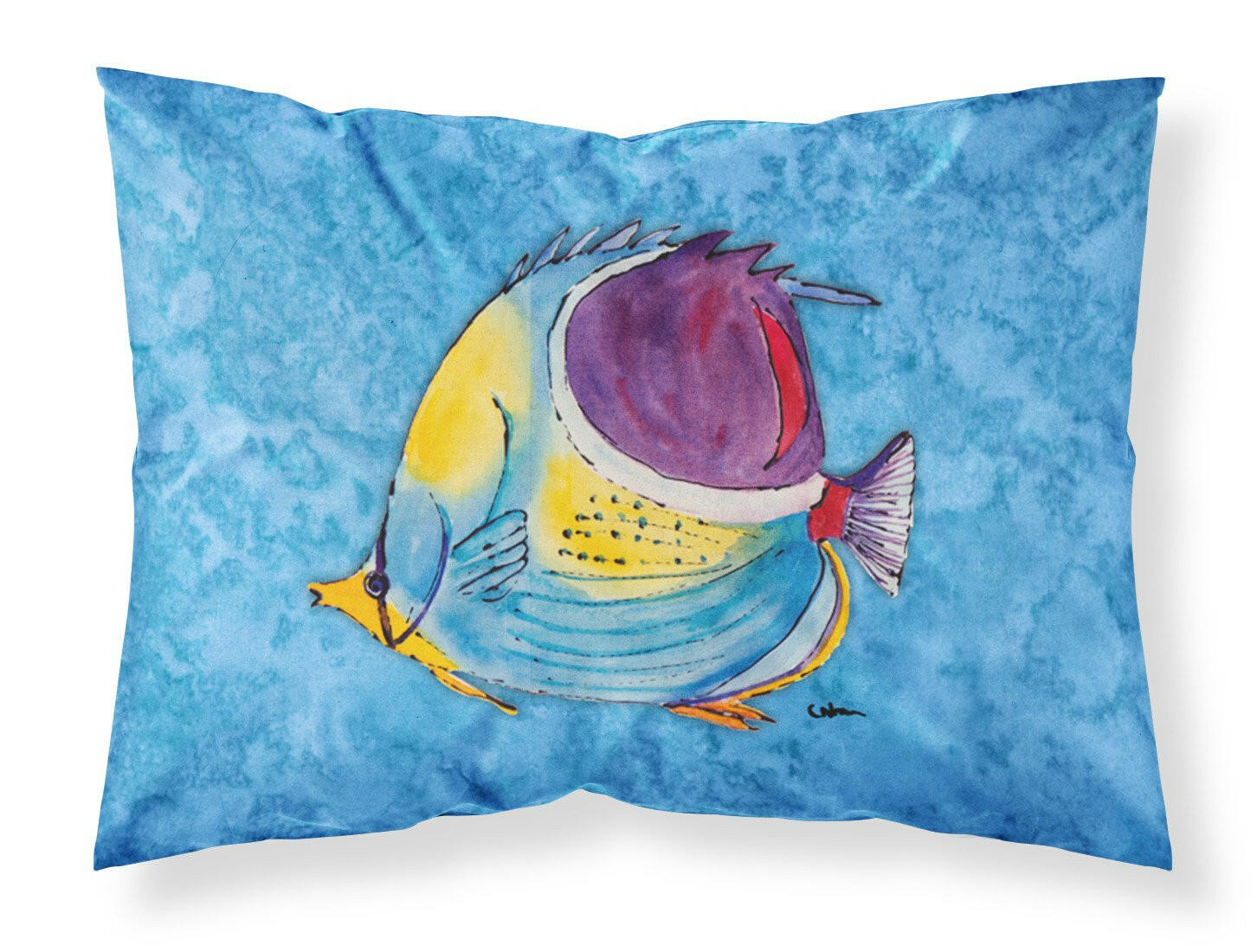 Tropical Fish Standard Pillowcase Lightweight Super Soft Easy Care Decorative Artwork Pillowcase, Standard