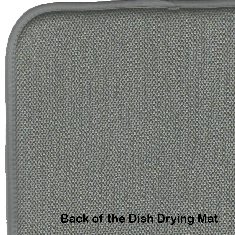 Speckled Trout Dish Drying Mat Absorbent Dish Drying Mat Pad for Kitchen Counter Dish Drainer Mat for Countertop, 14 x 21", Multicolor