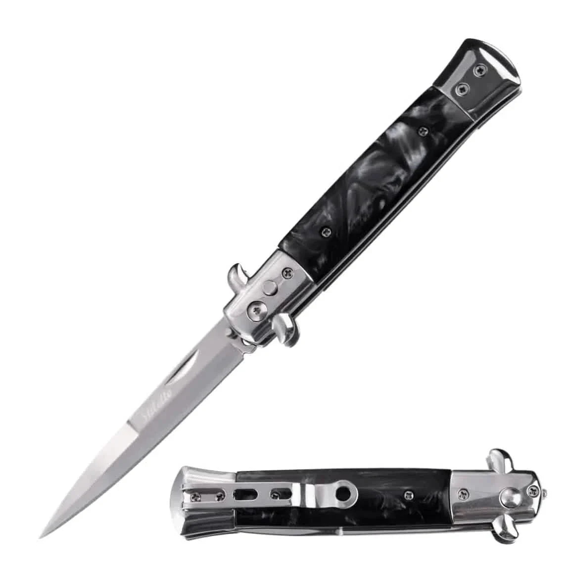 2-Pack: 9" Automatic Out-The-Side Knife