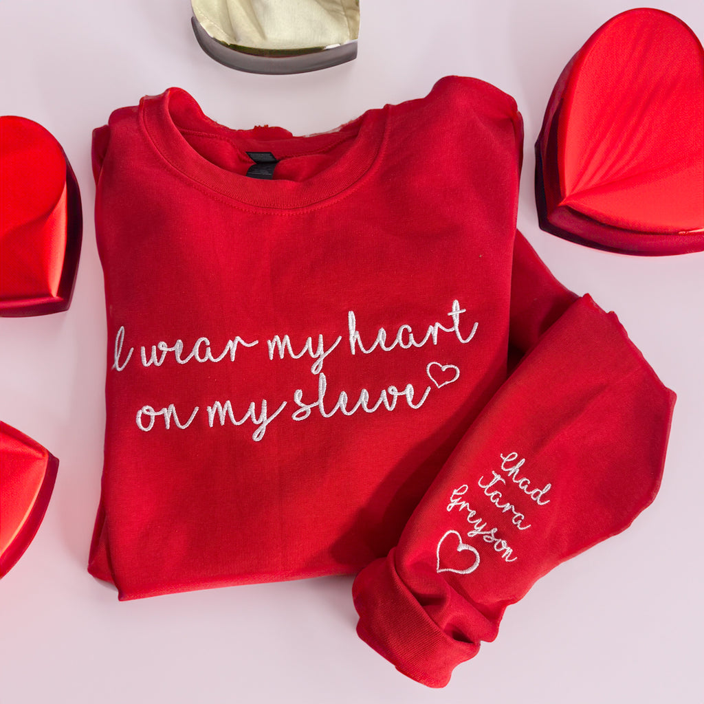 I wear my heart on my sleeve