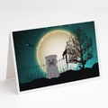 Halloween Scary Glen of Imal Grey Greeting Cards Pack of 8 Blank Cards with Envelopes Whimsical A7 Size 5x7