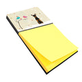 Christmas Presents between Friends Manchester Terrier Watercolor Sticky Note Holder Refillable Dispenser Desk Accessory 3x3 Pad Gift