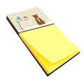Christmas Presents between Friends Bull Terrier - Brown Watercolor Sticky Note Holder Refillable Dispenser Desk Accessory 3x3 Pad Gift