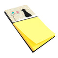 Christmas Presents between Friends Schnauzer - Giant Watercolor Sticky Note Holder Refillable Dispenser Desk Accessory 3x3 Pad Gift