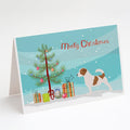 Jack Russell Terrier Merry Christmas Tree Greeting Cards Pack of 8 Blank Cards with Envelopes Whimsical A7 Size 5x7