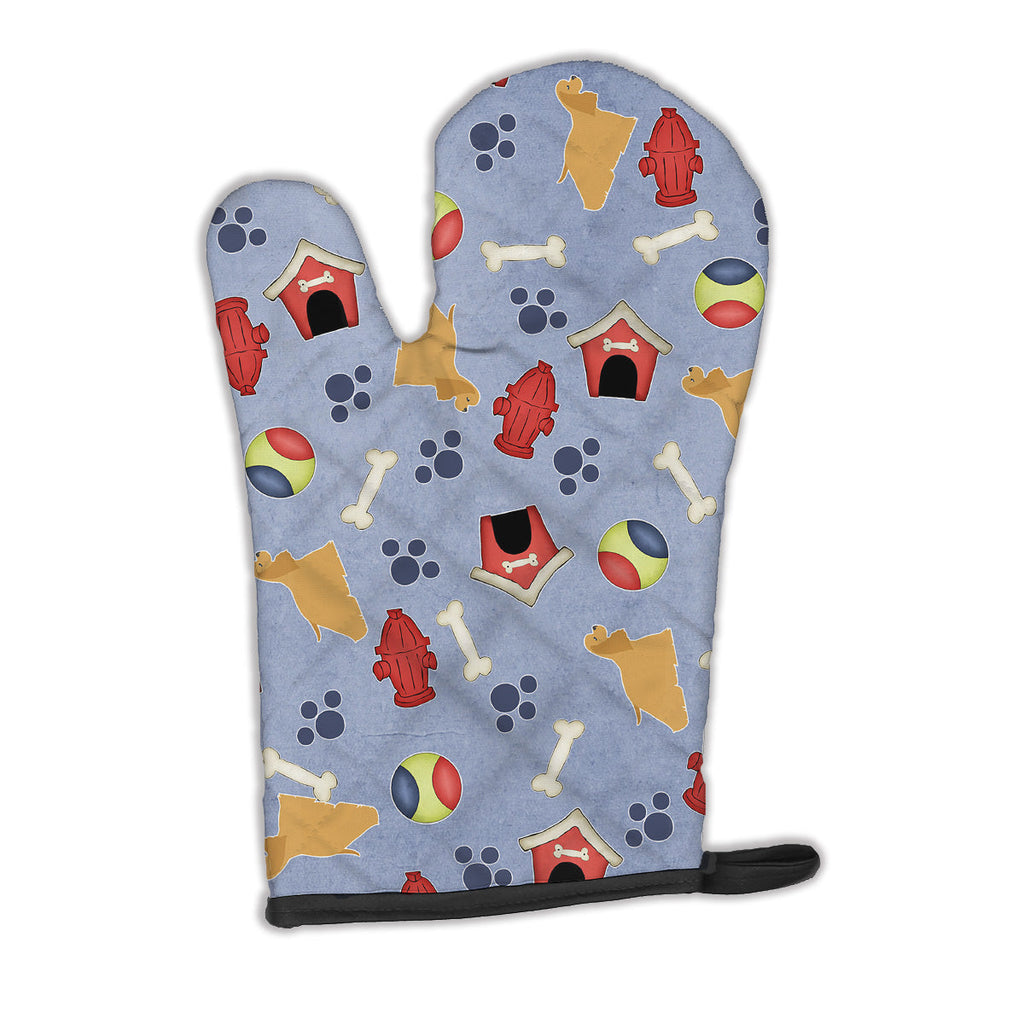 Cocker Spaniel Dog House Collection Oven Mitt Heat Resistant Thick Oven Mitt for Hot Pans and Oven, Kitchen Mitt Protect Hands, Cooking Baking Glove