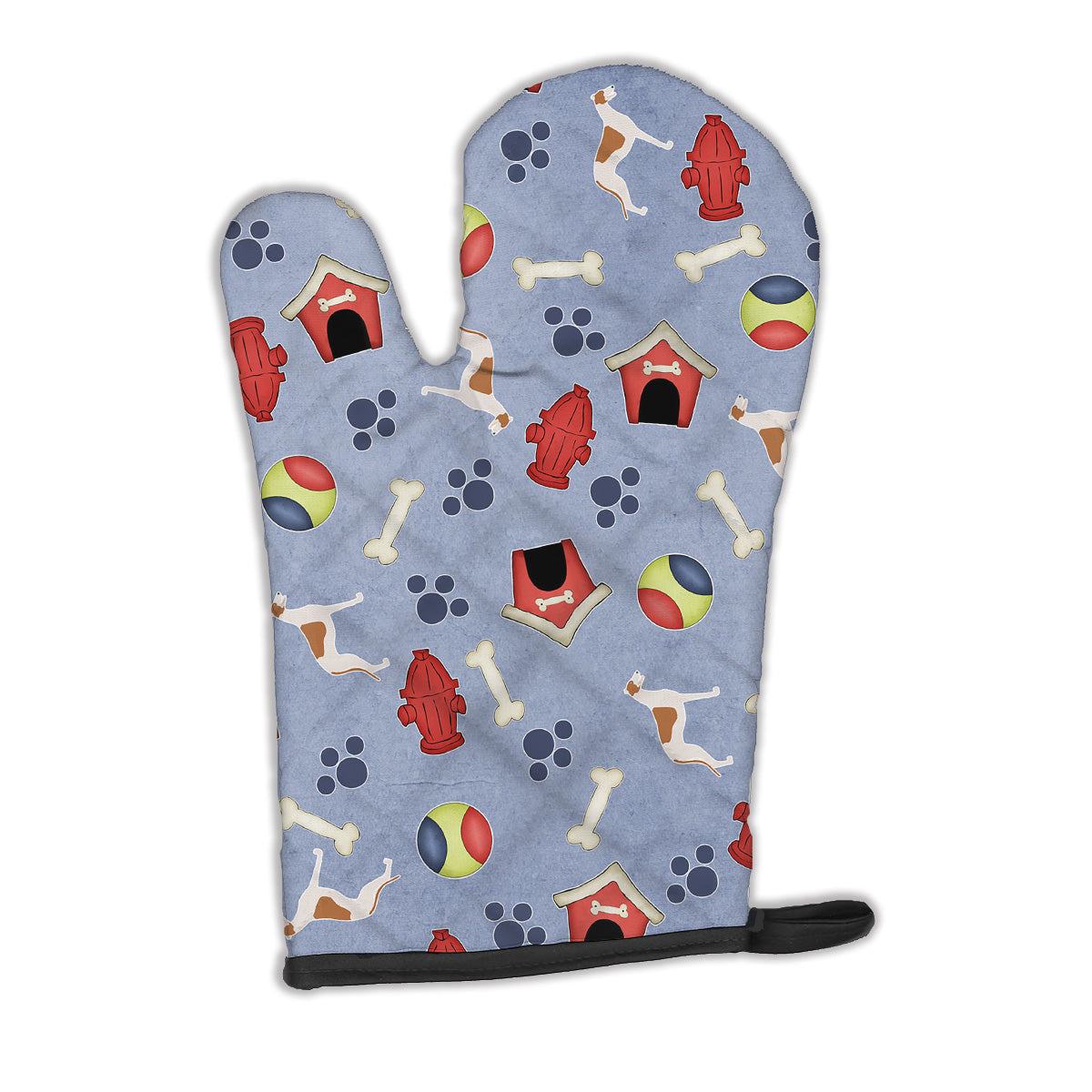 Greyhound Dog House Collection Oven Mitt Heat Resistant Thick Oven Mitt for Hot Pans and Oven, Kitchen Mitt Protect Hands, Cooking Baking Glove