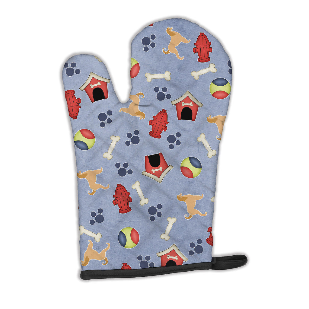 Afghan Hound Dog House Collection Oven Mitt Heat Resistant Thick Oven Mitt for Hot Pans and Oven, Kitchen Mitt Protect Hands, Cooking Baking Glove