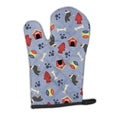 Sheltie/Shetland Sheepdog Dog House Collection Oven Mitt Heat Resistant Thick Oven Mitt for Hot Pans and Oven, Kitchen Mitt Protect Hands, Cooking Baking Glove
