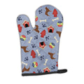 Portuguese Sheepdog Dog Dog House Collection Oven Mitt Heat Resistant Thick Oven Mitt for Hot Pans and Oven, Kitchen Mitt Protect Hands, Cooking Baking Glove