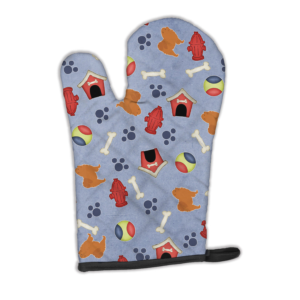 Chow  Dog House Collection Oven Mitt Heat Resistant Thick Oven Mitt for Hot Pans and Oven, Kitchen Mitt Protect Hands, Cooking Baking Glove