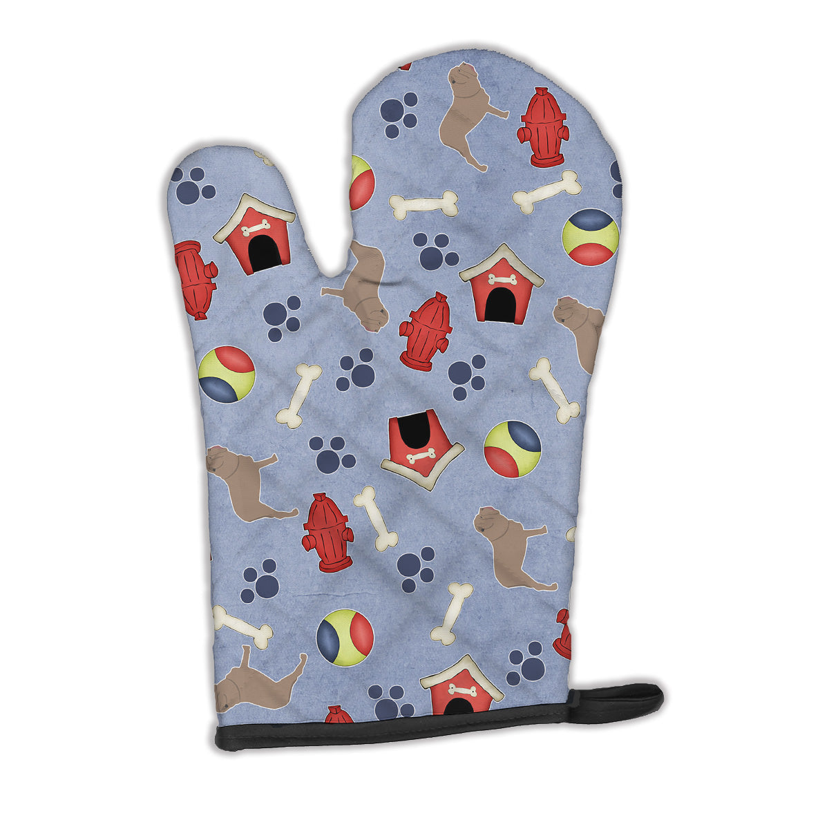 Neapolitan Mastiff Dog House Collection Oven Mitt Heat Resistant Thick Oven Mitt for Hot Pans and Oven, Kitchen Mitt Protect Hands, Cooking Baking Glove