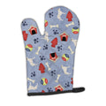 Dogo Argentino Dog House Collection Oven Mitt Heat Resistant Thick Oven Mitt for Hot Pans and Oven, Kitchen Mitt Protect Hands, Cooking Baking Glove