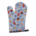 Akita Dog House Collection Oven Mitt Heat Resistant Thick Oven Mitt for Hot Pans and Oven, Kitchen Mitt Protect Hands, Cooking Baking Glove
