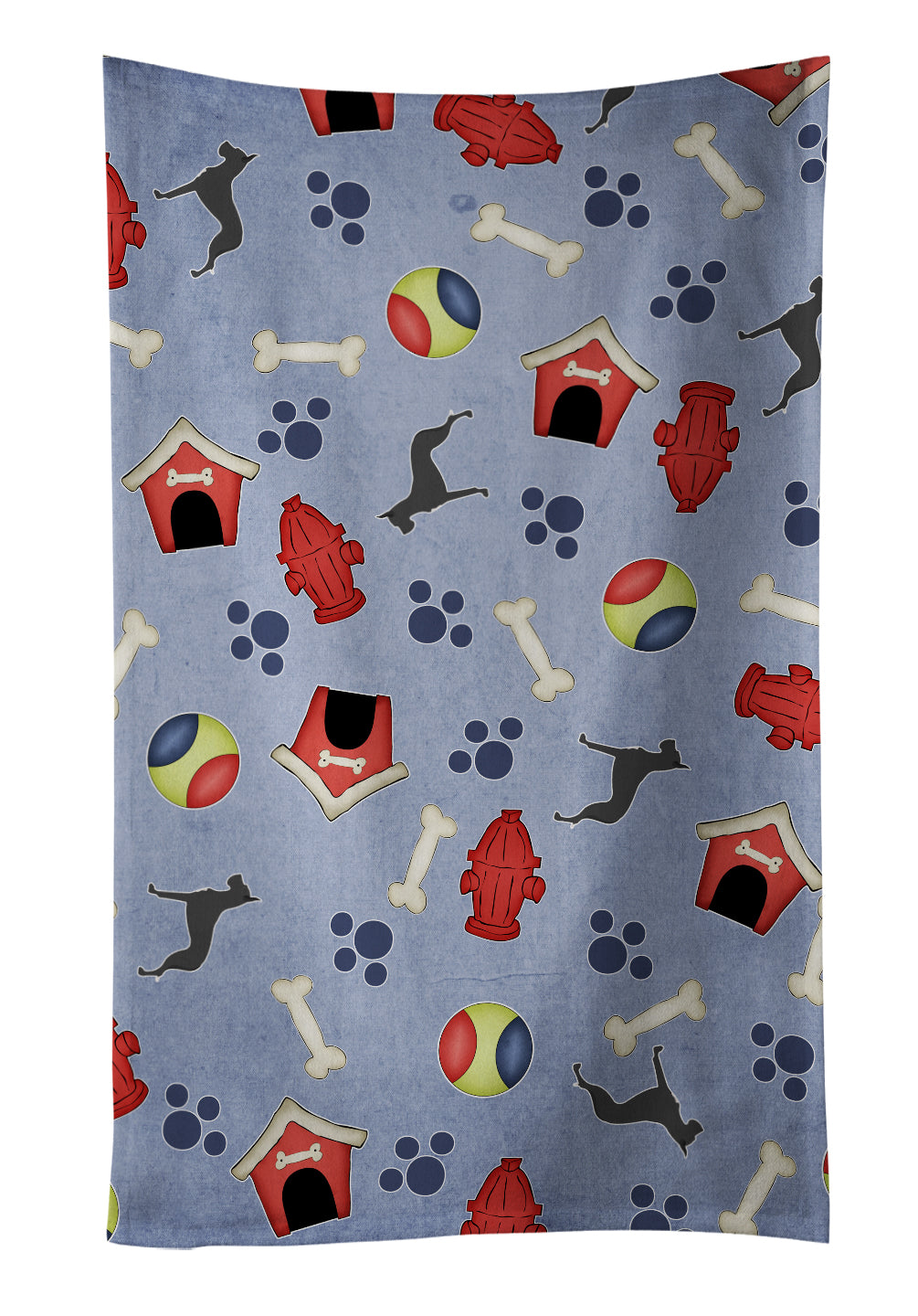 Great Dane Dog House Collection Kitchen Towel Velour Plush Front and Cotton Loop Back Machine Washable