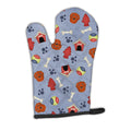 Dog House Collection Longhair Red Dachshund Oven Mitt Heat Resistant Thick Oven Mitt for Hot Pans and Oven, Kitchen Mitt Protect Hands, Cooking Baking Glove