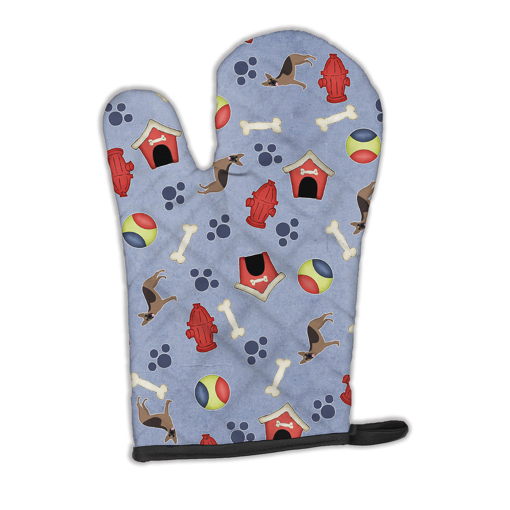 Dog House Collection German Shepherd Oven Mitt Heat Resistant Thick Oven Mitt for Hot Pans and Oven, Kitchen Mitt Protect Hands, Cooking Baking Glove