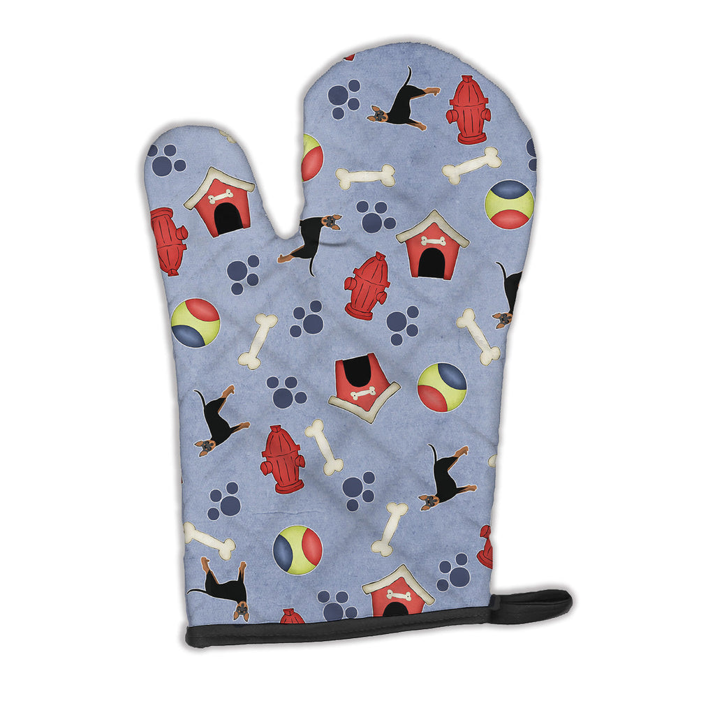 Dog House Collection Manchester Terrier Oven Mitt Heat Resistant Thick Oven Mitt for Hot Pans and Oven, Kitchen Mitt Protect Hands, Cooking Baking Glove
