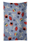 Dog House Collection Poodle Kitchen Towel Velour Plush Front and Cotton Loop Back Machine Washable