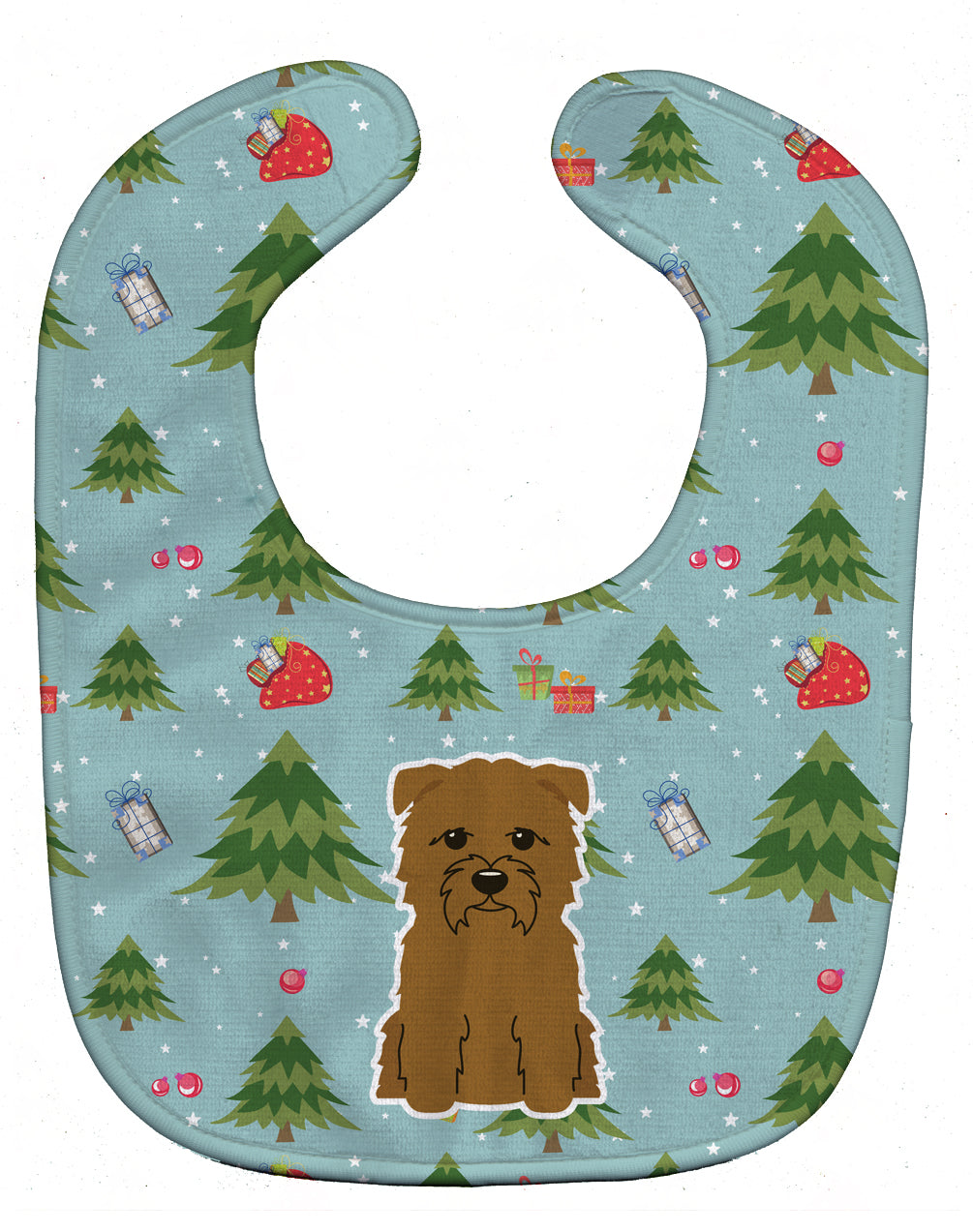 Christmas Glen of Imal Tan Baby Bib Easy-Clean Baby Bib Baby Feeding Accessory Baby Mealtime Essential, 10 x 13, Multicolor