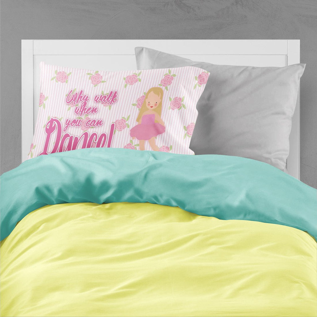Ballet Long Blonde Hair Standard Pillowcase Lightweight Super Soft Easy Care Decorative Artwork Pillowcase, Standard