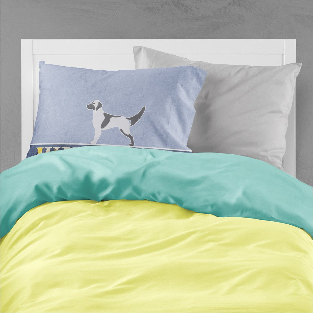 English Setter Welcome Standard Pillowcase Lightweight Super Soft Easy Care Decorative Artwork Pillowcase, Standard