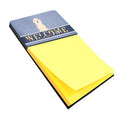Bedlington Terrier Sandy Welcome Watercolor Sticky Note Holder Refillable Dispenser Desk Accessory 3x3 Pad Gift
