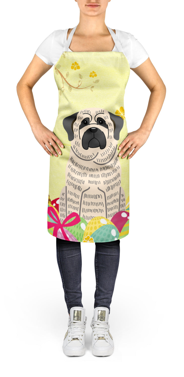 Easter Eggs Mastiff Brindle White Apron Cooking Kitchen Server Baking Crafts Gardening for Adult Women Men, Unisex, Large, Multicolor