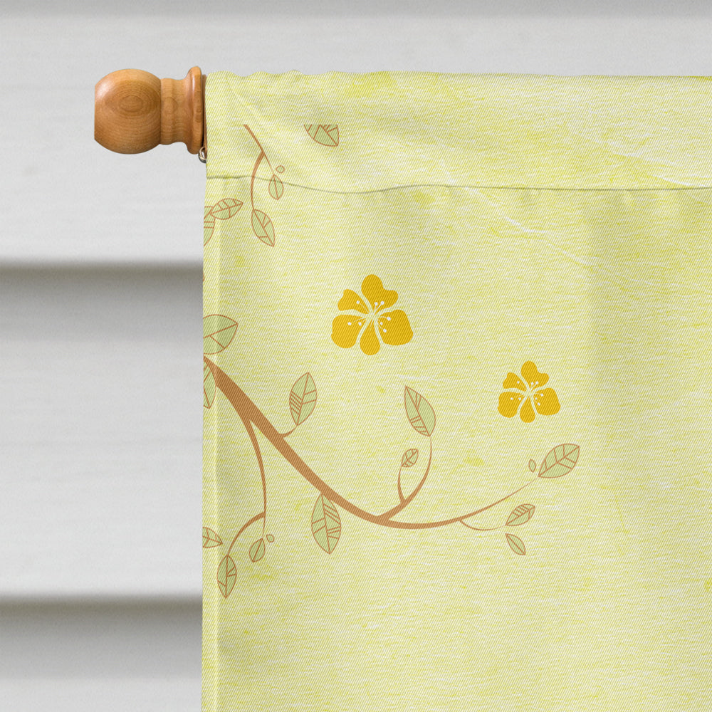 Easter Eggs Beauce Shepherd Dog House Flag 28x40 Porch Sleeve Pole Decorative Outside Yard Banner Artwork Wall Hanging, Polyester