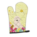 Easter Eggs Great Pyrenese Oven Mitt Heat Resistant Thick Oven Mitt for Hot Pans and Oven, Kitchen Mitt Protect Hands, Cooking Baking Glove