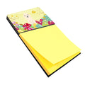 Easter Eggs Bedlington Terrier Sandy Watercolor Sticky Note Holder Refillable Dispenser Desk Accessory 3x3 Pad Gift