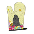 Easter Eggs Cocker Spaniel Black Oven Mitt Heat Resistant Thick Oven Mitt for Hot Pans and Oven, Kitchen Mitt Protect Hands, Cooking Baking Glove