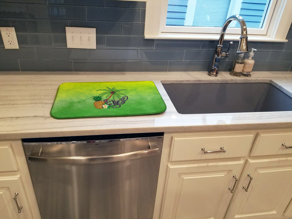 Summer Enjoy Dish Drying Mat Absorbent Dish Drying Mat Pad for Kitchen Counter Dish Drainer Mat for Countertop, 14 x 21", Multicolor