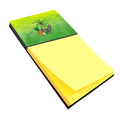 Summer Enjoy Watercolor Sticky Note Holder Refillable Dispenser Desk Accessory 3x3 Pad Gift