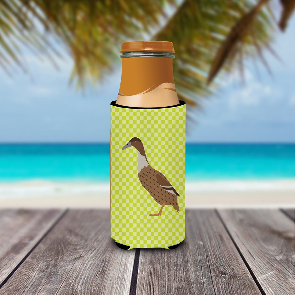 Dutch Hook Bill Duck Green Slim Can Hugger , Insulated Foam Hugger for 12 oz Slim Cans, Beer Bottles & Water Bottles, Printed in USA
