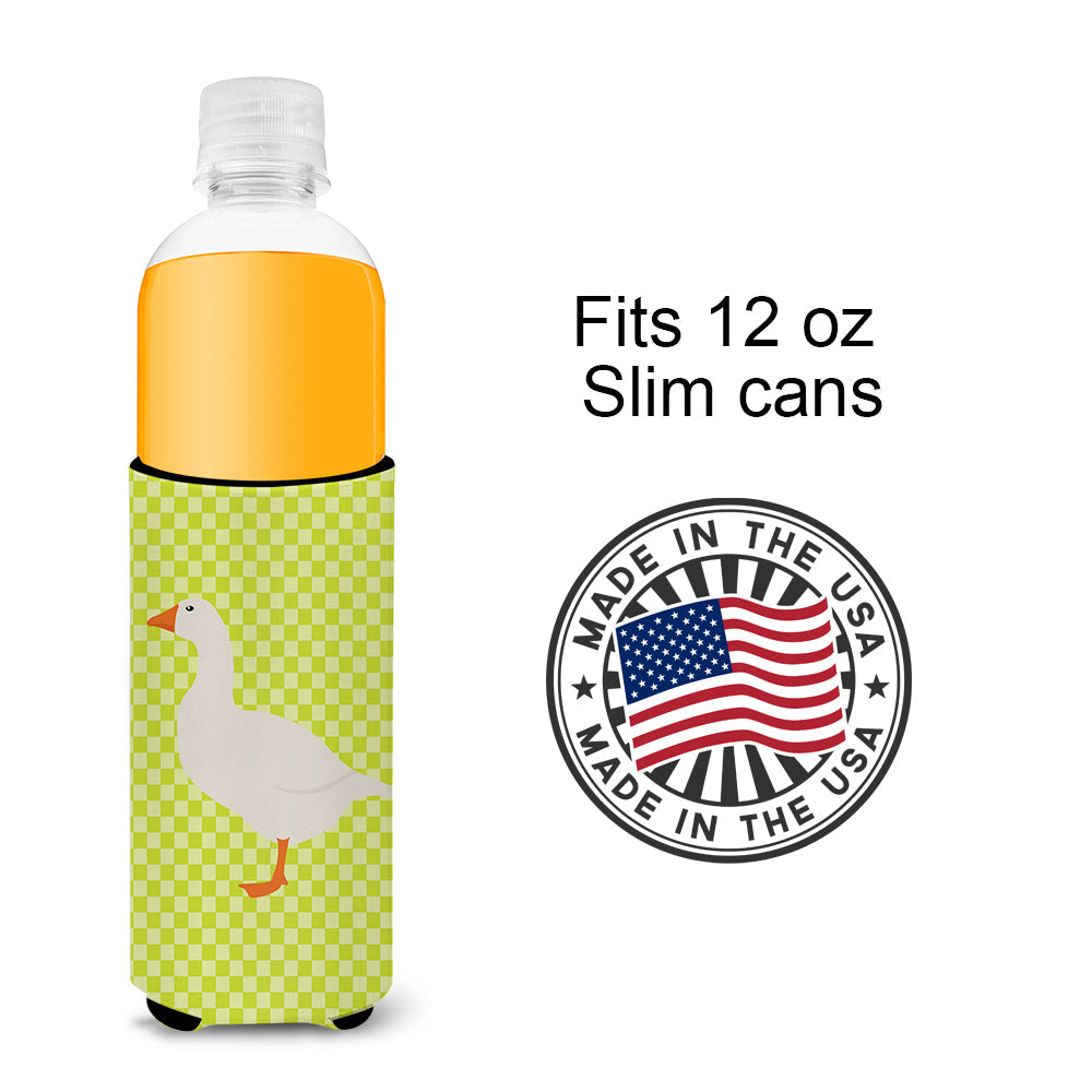 Shire Horse Green Slim Can Hugger , Insulated Foam Hugger for 12 oz Slim Cans, Beer Bottles & Water Bottles, Printed in USA