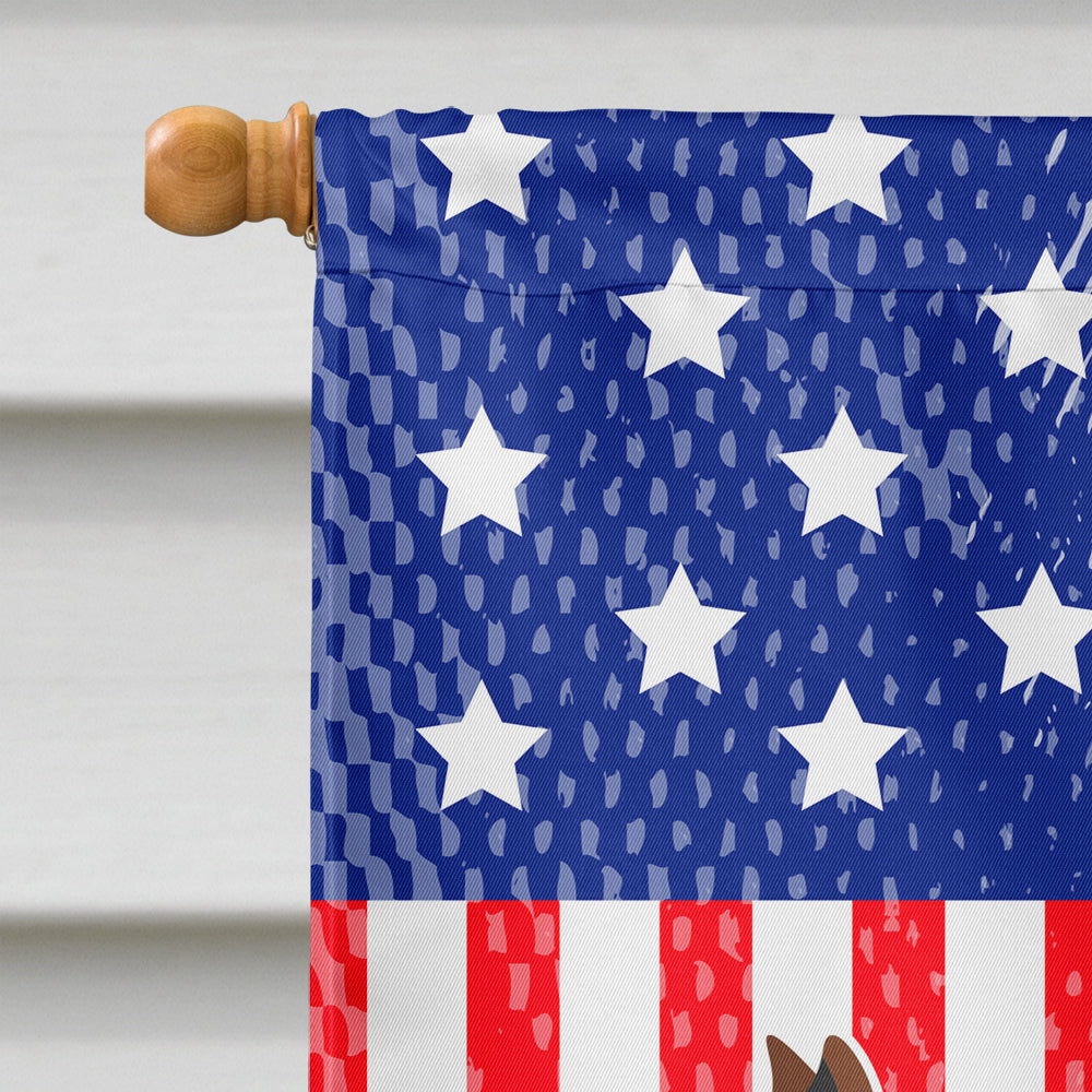 Pit Bull Terrier American House Flag 28x40 Porch Sleeve Pole Decorative Outside Yard Banner Artwork Wall Hanging, Polyester