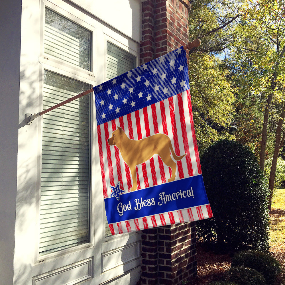 Alano Espanol Spanish Bulldog American House Flag 28x40 Porch Sleeve Pole Decorative Outside Yard Banner Artwork Wall Hanging, Polyester