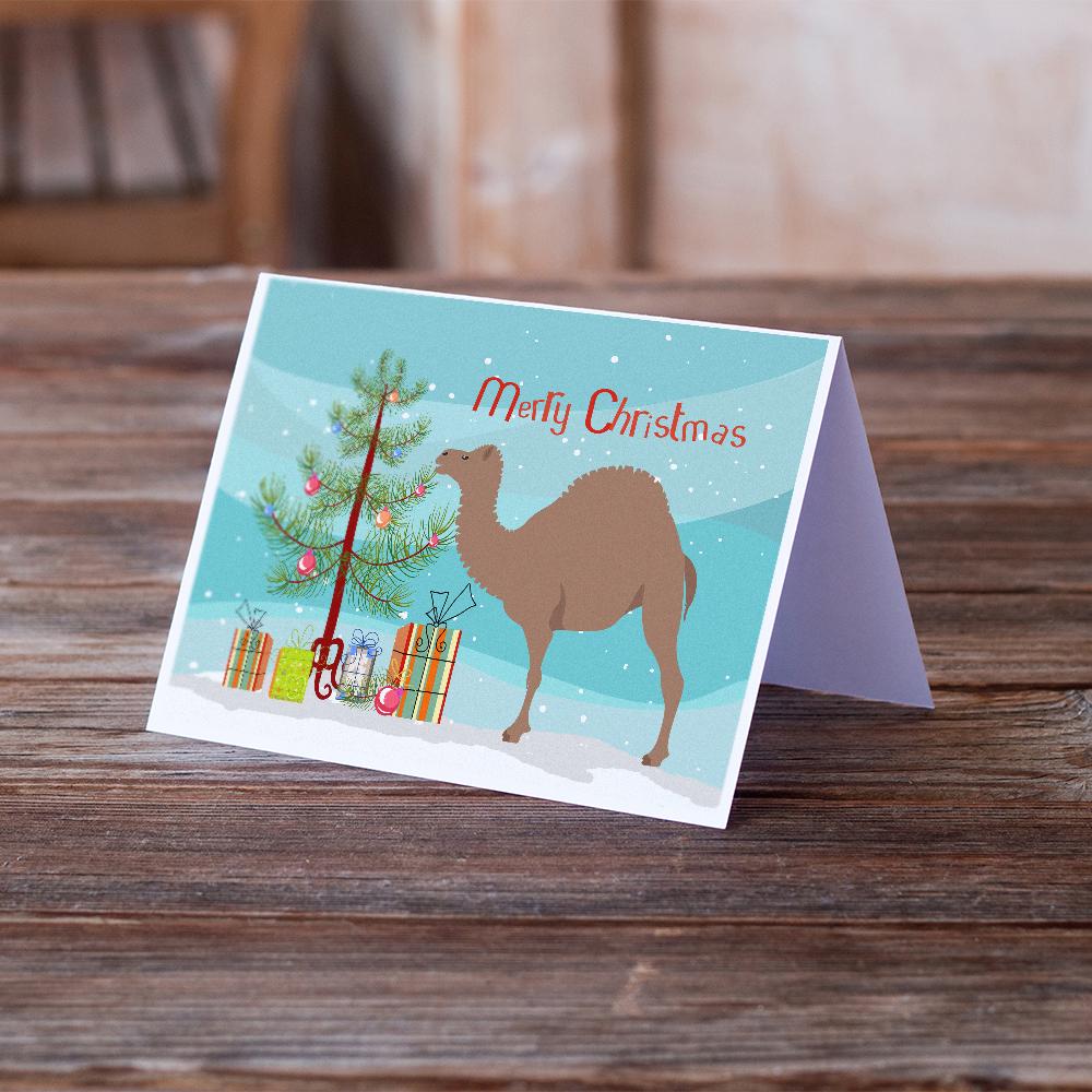 F1 Hybrid Camel Christmas Greeting Cards Pack of 8 Blank Cards with Envelopes Whimsical A7 Size 5x7