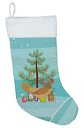 Frisian Friesian Chicken Christmas Holiday Stocking Double-Sided Print, Polyester Suede,11x18, Made in USA