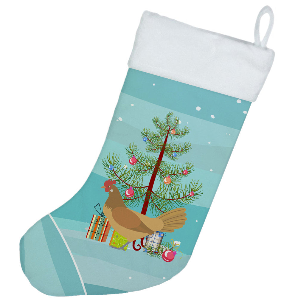 Frisian Friesian Chicken Christmas Holiday Stocking Double-Sided Print, Polyester Suede,11x18, Made in USA