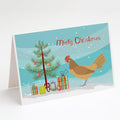 Frisian Friesian Chicken Christmas Greeting Cards Pack of 8 Blank Cards with Envelopes Whimsical A7 Size 5x7