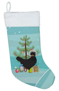 Polish Poland Chicken Christmas Holiday Stocking Double-Sided Print, Polyester Suede,11x18, Made in USA